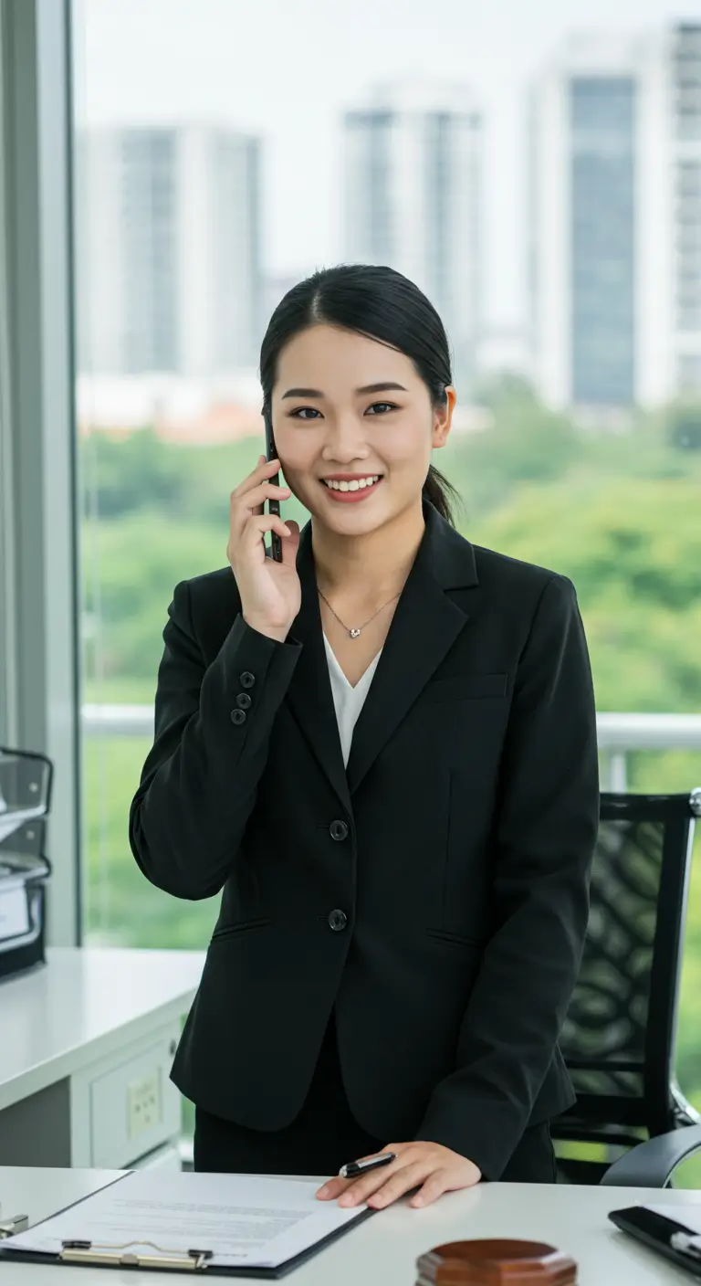 advogada com atendimento no telefone advogada em atendimento no telefone